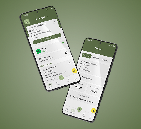 Mockup piattaforma Hagile mobile